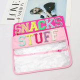 Transparent Women's Cosmetic Bag PVC Nylon Waterproof Makeup Bag