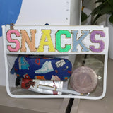 Transparent Women's Cosmetic Bag PVC Nylon Waterproof Makeup Bag