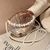 Shell Shape Party Clutch Bag Evening Bag Crossbody Bag for Women
