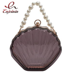 Shell Shape Party Clutch Bag Evening Bag Crossbody Bag for Women