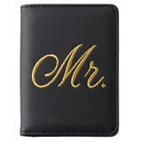 Trassory Gift Travel Wedding Couple Mr Mrs Rfid Passport Holder Case Cover