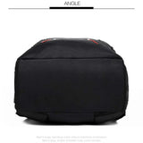 Men's Waterproof Travel Backpack Oxford School Bag