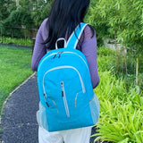 Travel Backpack Compact Large Capacity Folding Mesh Straps Backpack
