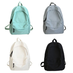 Large Capacity Travel Backpack for Men and Women Solid School Daypack