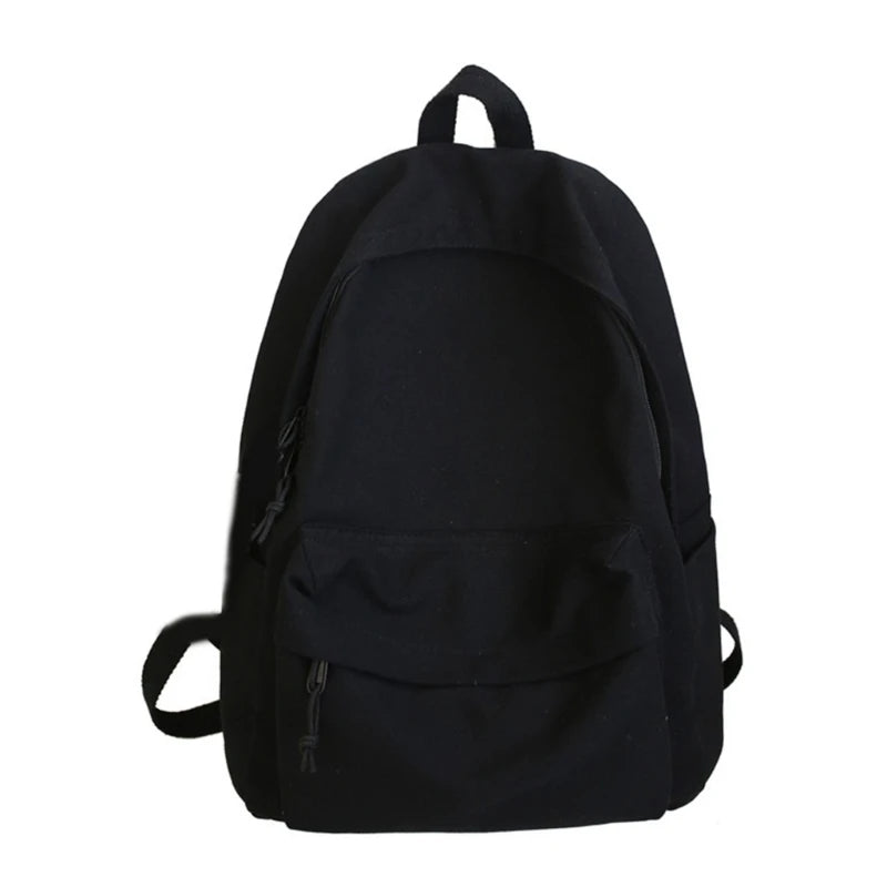 Large Capacity Travel Backpack for Men and Women Solid School Daypack
