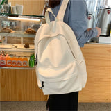 Large Capacity Travel Backpack for Men and Women Solid School Daypack