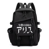 Alice In Borderland Print Backpack High-capacity Schoolbag