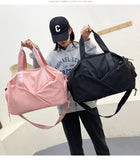 Large Capacity Travel Bag with Wet/Dry Separation for Fitness and Swimming