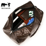 Pu Retro Travel Bag Large Capacity Short Distance Bag Light Exercise Fitness