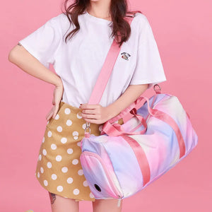 Large Capacity Girls Travel Bag Weekender Duffle Bag Women Multifunction
