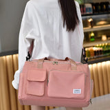 Waterproof Oxford Sports Gym Bag Women Shoulder Bag Large Capacity