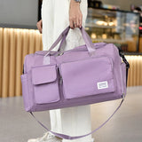 Women Shoulder Bag Large Capacity Waterproof Oxford Sports Gym Bag