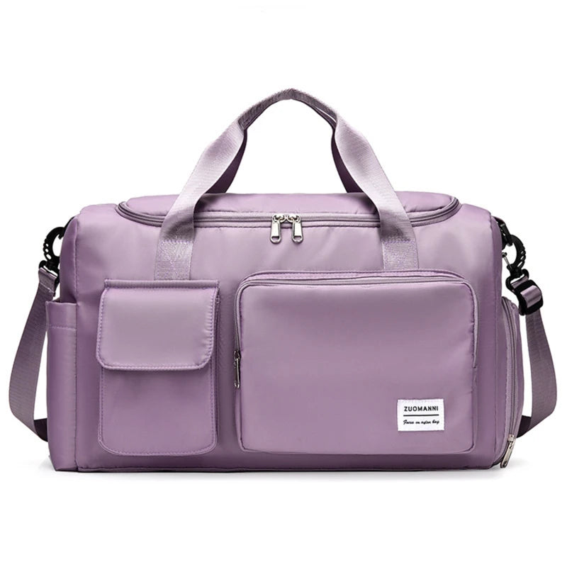 Waterproof Oxford Sports Gym Bag Women Shoulder Bag Large Capacity
