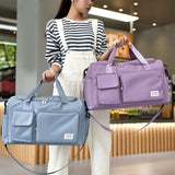 Waterproof Oxford Sports Gym Bag Women Shoulder Bag Large Capacity