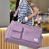 Waterproof Oxford Sports Gym Bag Women Shoulder Bag Large Capacity
