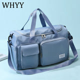 Waterproof Nylon Sports Gym Bag Large Capacity Shoulder Bag