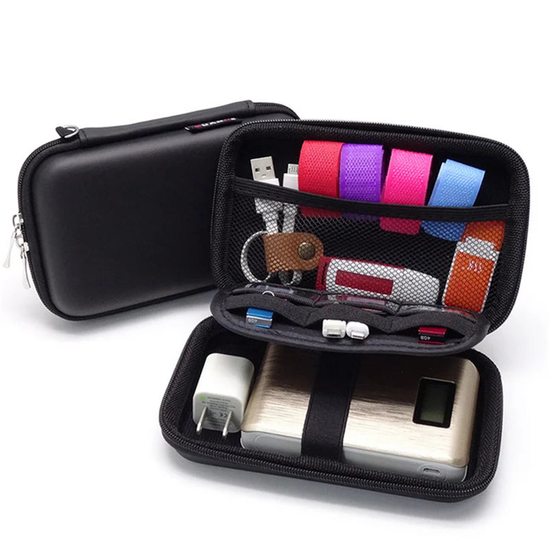 Travel Bag Digital Gadget USB Data Line Case