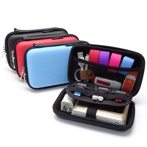 Travel Bag Mobile Kit Case Gadget Devices USB Cable Data Line
