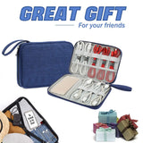 Digital USB Cables Storage Bag Travel Organizer