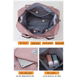 Letter Patterns Storage Bag Handbag Travel Tote