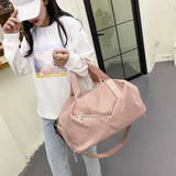 Portable Wet/Dry Separation Travel Bag With Shoe Compartment