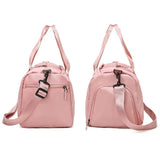 Pink Gym Bag Sequins for Fitness Training Women Tote Bag Travel