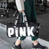 Printed Shoulder Gym Bag Large Storage