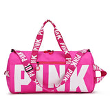 Printed Shoulder Gym Bag Large Storage