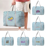 Foldable Duffle Bag Large Capacity Packing Cubes Wild Print Travel Accessories