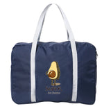 Avocado Printed Duffle Bag, Large Capacity, Foldable, Travel Accessories