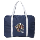 Unisex Foldable Duffle Bag Samurai Print Large Capacity Travel Bag