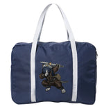 Unisex Foldable Duffle Bag Samurai Print Large Capacity Travel Bag