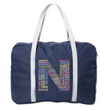 Foldable Duffle Bag 26 Letter Name Printed Luggage Bag