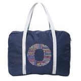 Foldable Duffle Bag 26 Letter Name Printed Luggage Bag