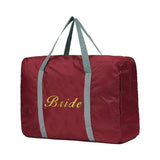 Unisex Foldable Duffle Bag Portable Luggage Bride Pattern