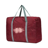 Unisex Foldable Handbag Love Pattern Large Capacity Portable Luggage Bag