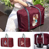 Large Capacity Foldable Travel Bag Unisex Handbag Organizer