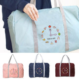 Women's Camping Handbag Luggage Bag Food Print Series Organizer