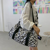 Large Capacity Waterproof Duffle Shoulder Bags with Shoe Compartment
