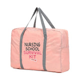 Travel Bags Duffle Bag Organizer Foldable Handbags Nurse Pattern Luggage