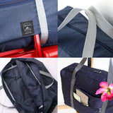 Large Capacity Foldable Luggage Water Proof Handbag Love Series Print
