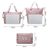 Waterproof Foldable Duffle Bag Large Capacity Travel Tote Shoulder Bag