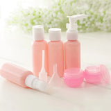 Travel Bottles Set Mini Makeup Cosmetic Refillable Plastic Pressing Spray Bottle