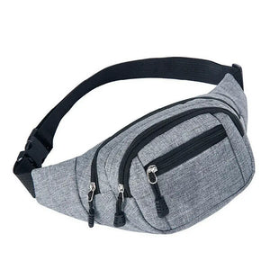 Travel Bum Bag Fanny Pack Waist Bag Zipped Outdoor Sports Shoulder Bag Pouch