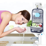 Travel Cosmetic Makeup Bag Toiletry Case Hanging Pouch Wash Organizer Storage