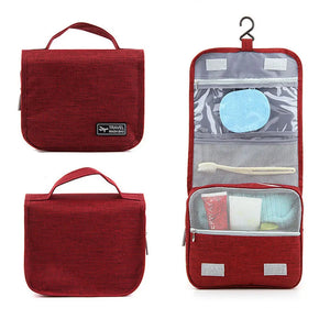 Travel Cosmetic Makeup Bag Toiletry Case Hanging Pouch Wash Organizer Storage
