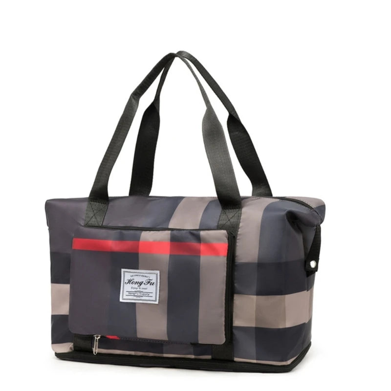 Foldable Travel Duffel Bag Large Capacity Sports Tote for Women