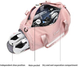 Travel Duffel Bag with Wet Pocket Shoes Handbag Beach Shoulder Bag Crossbody Bag