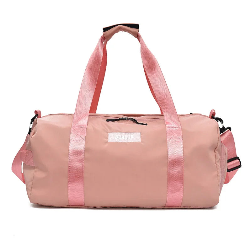 Travel Duffel Bag with Wet Pocket Shoes Handbag Beach Shoulder Bag Crossbody Bag