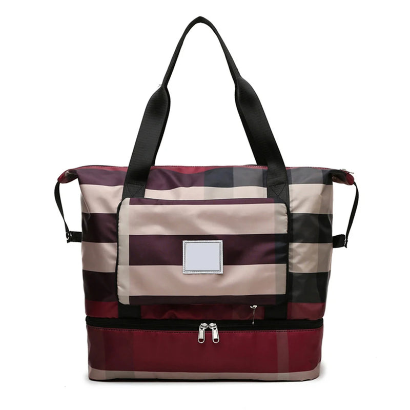 Women's Waterproof Travel Duffel Bag for Dry/Wet Use